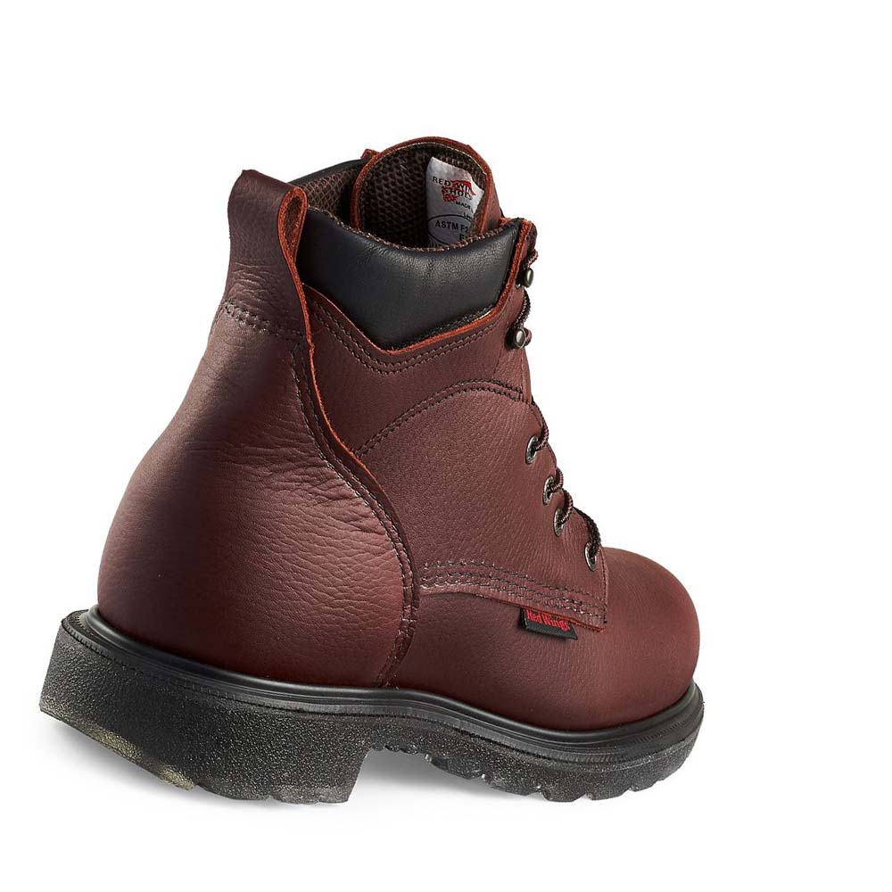 Red Wing SuperSole® 2.0 6-inch Soft Toe Men's Waterproof Boots Burgundy | ZA 365SGL